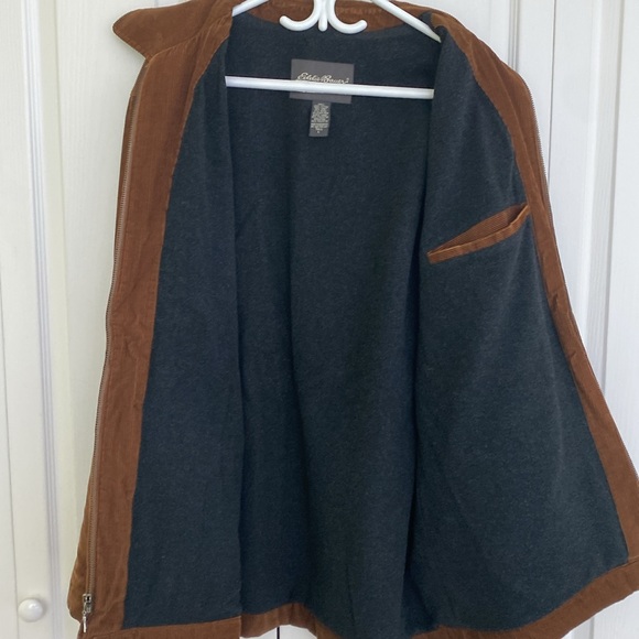 Eddie Bauer Men’s Cotton Velvet Jacket, Size L/ Tall - Picture 2 of 5